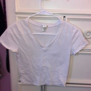 Bozzolo white crop tee